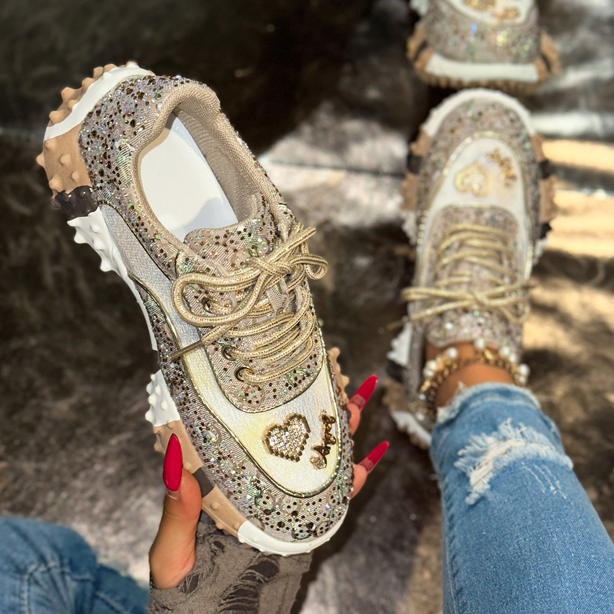 Running Shoes Women - 2026 여성용 봄 스포츠 레저화 통기성