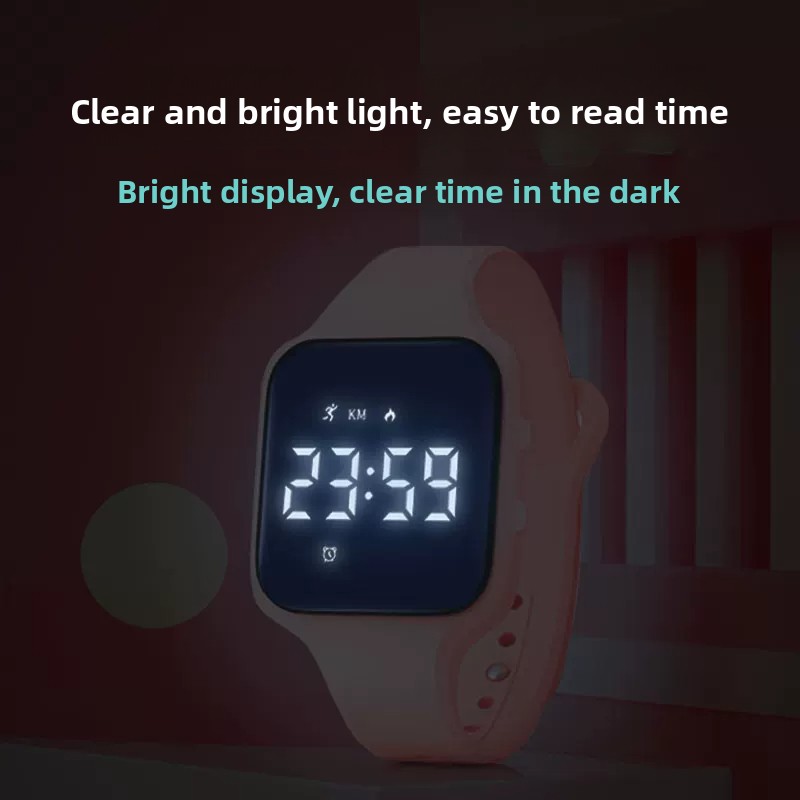 어린이용 LED 디지털 무음 진동 알람 스마트 워치,  - Running Watch 리뷰 및 가격