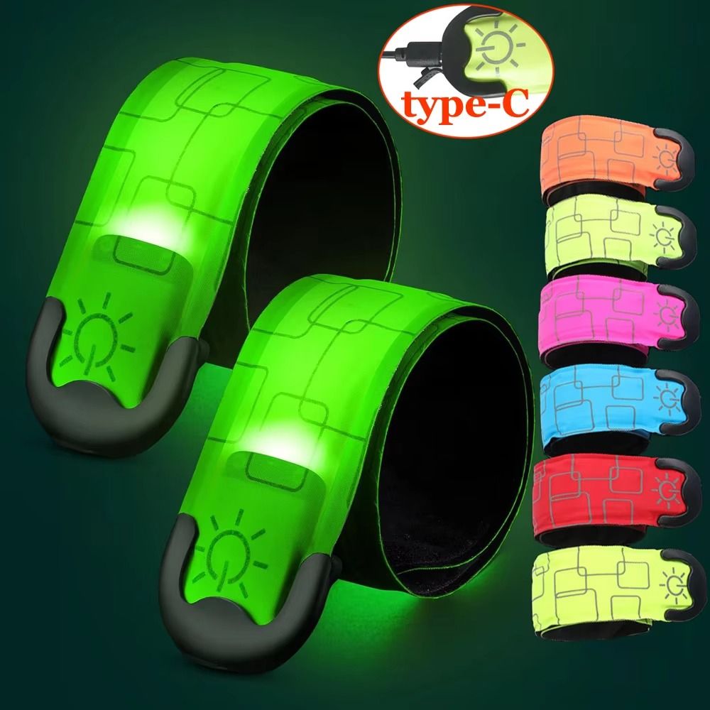 배터리형 야간 러닝 암밴드, 5가지 색상, USB 충전 - Running Visibility Gear 리뷰 및 가격