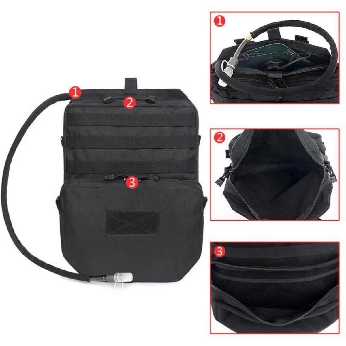 야외 Molle 가방 캠핑 수화 배낭 사냥 장비 조끼, - Hydration Vest 리뷰 및 가격