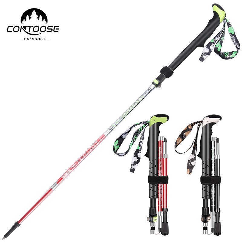 탄소 섬유 접이식 트레킹 폴, 5단 조절 가능 110- - Trekking Pole Carbon 리뷰 및 가격