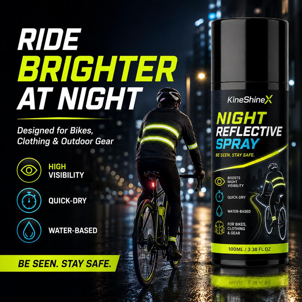 100ml 야간 반사 스프레이, 뛰어난 가시성, 빠른  - Running Visibility Gear 리뷰 및 가격
