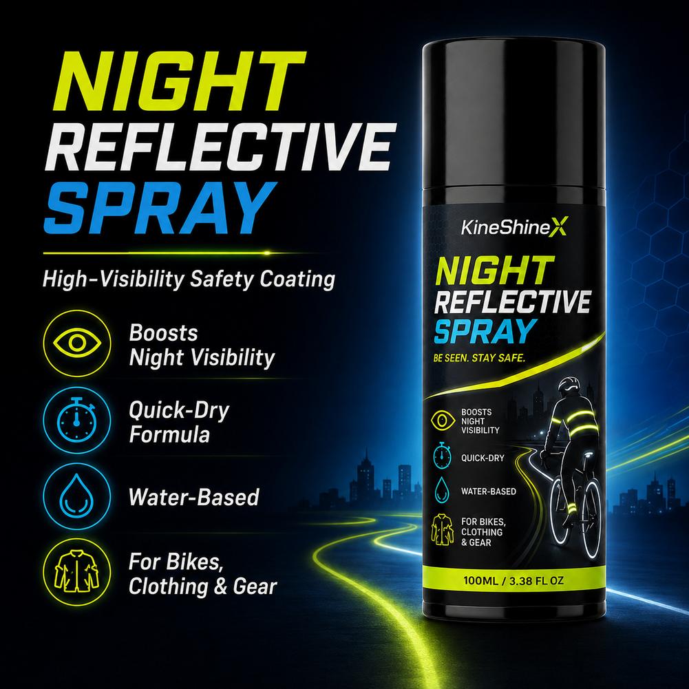 100ml 야간 반사 스프레이, 뛰어난 가시성, 빠른  - Running Visibility Gear 리뷰 및 가격